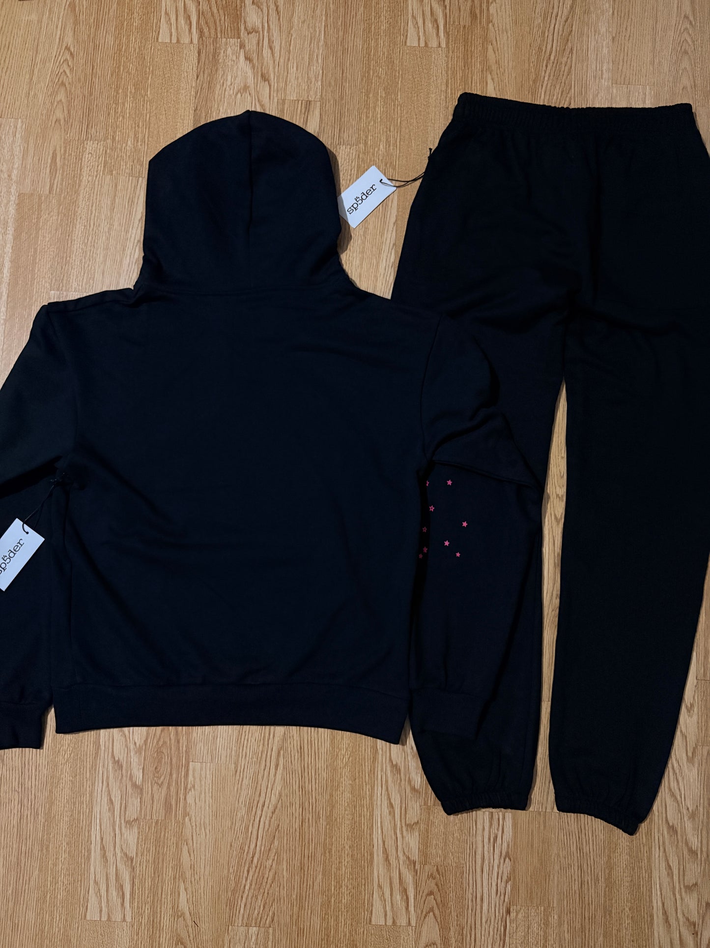 Sp5der Black & Pink Angel New Season Tracksuit