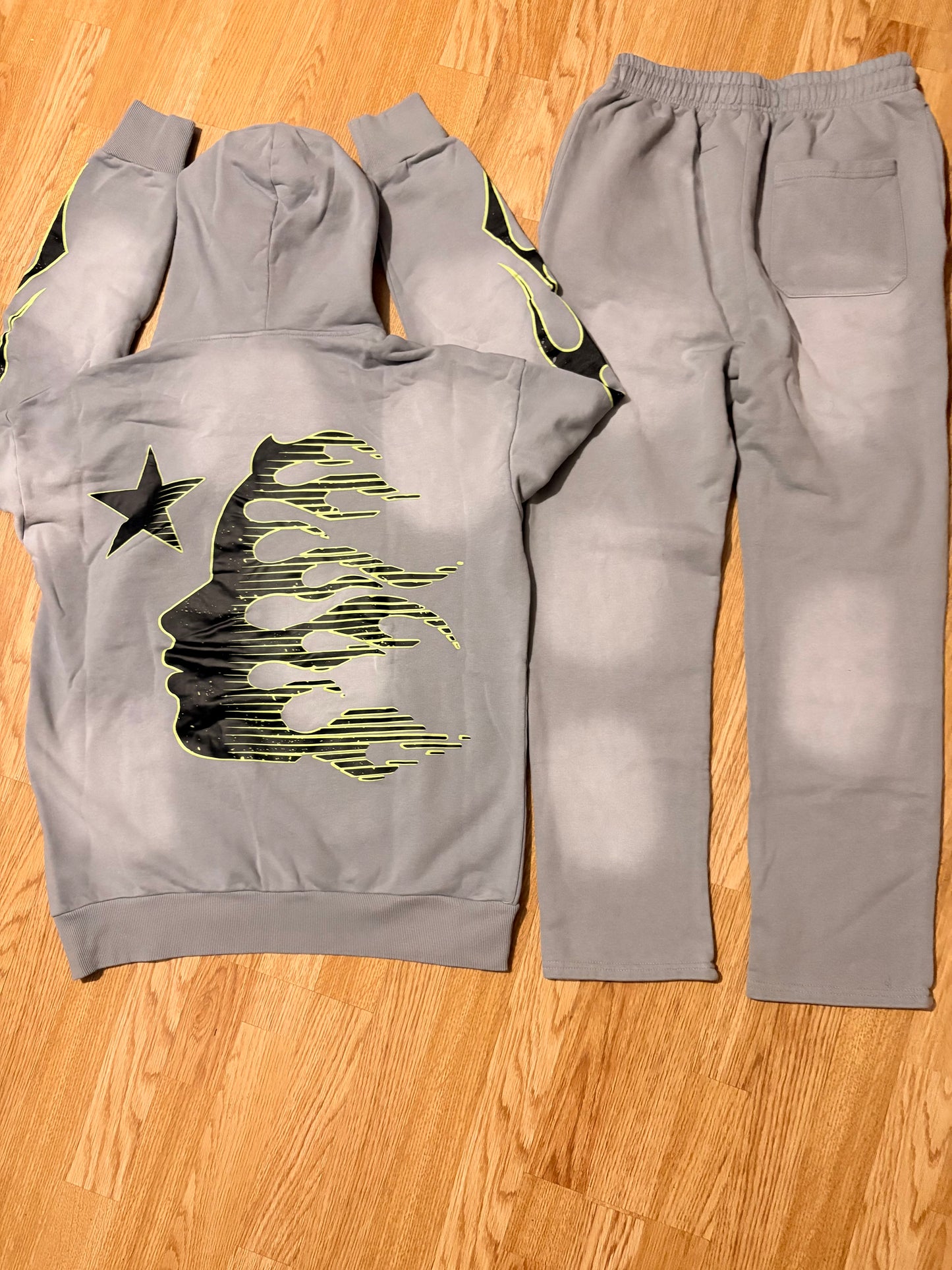 Hellstar Sports Core Grey Tracksuit