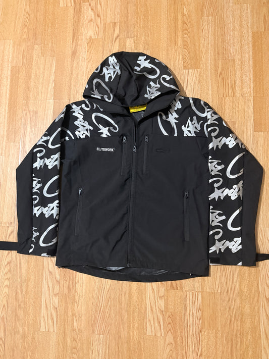 Corteiz Elitework Waterproof Windbreaker Reflective Jacket Hardshell