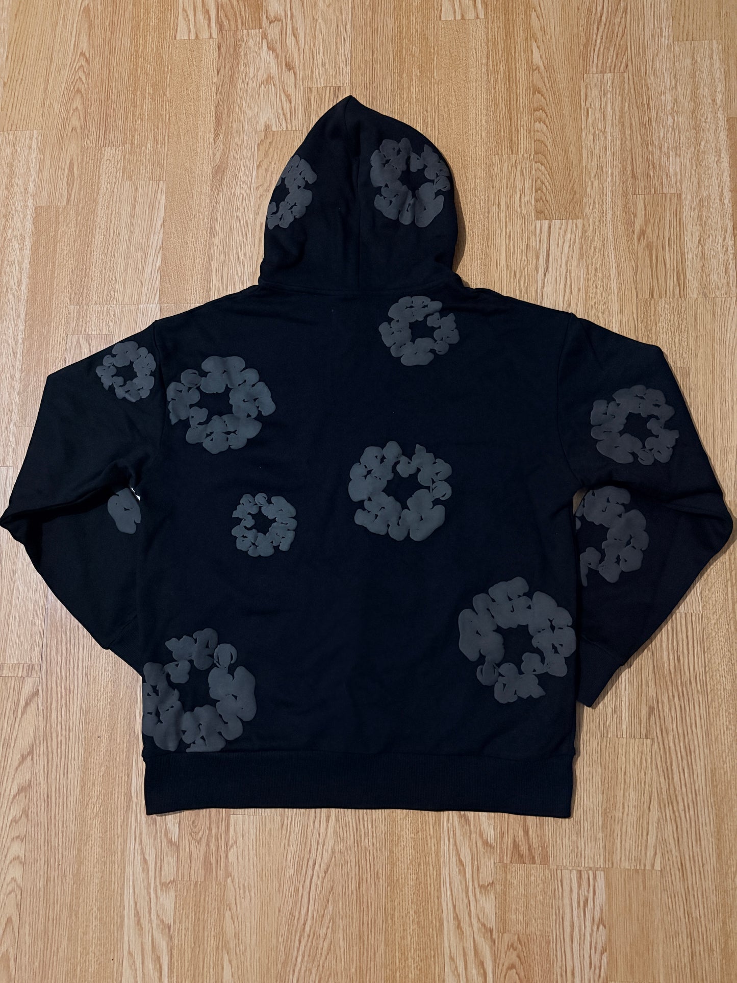 Denim Tears Cotton Wreath Triple Black Tracksuit