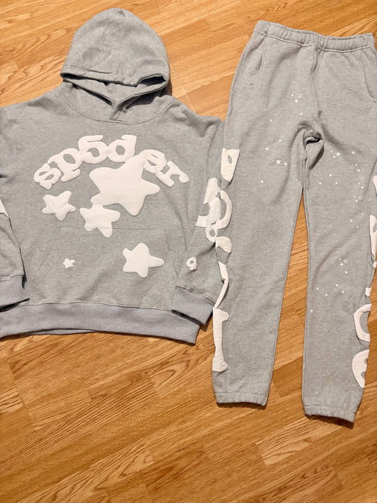 Sp5der Beluga Grey Tracksuit
