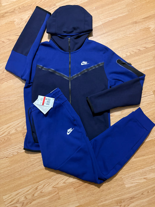 Nike Tech Fleece Deep Royal Blue & Blackened Blue Tracksuit